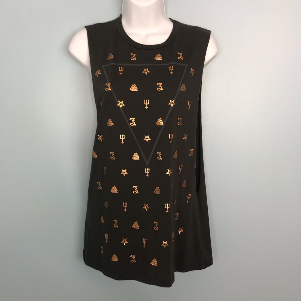 Corner Shop Olive Green Sleeveless Tee